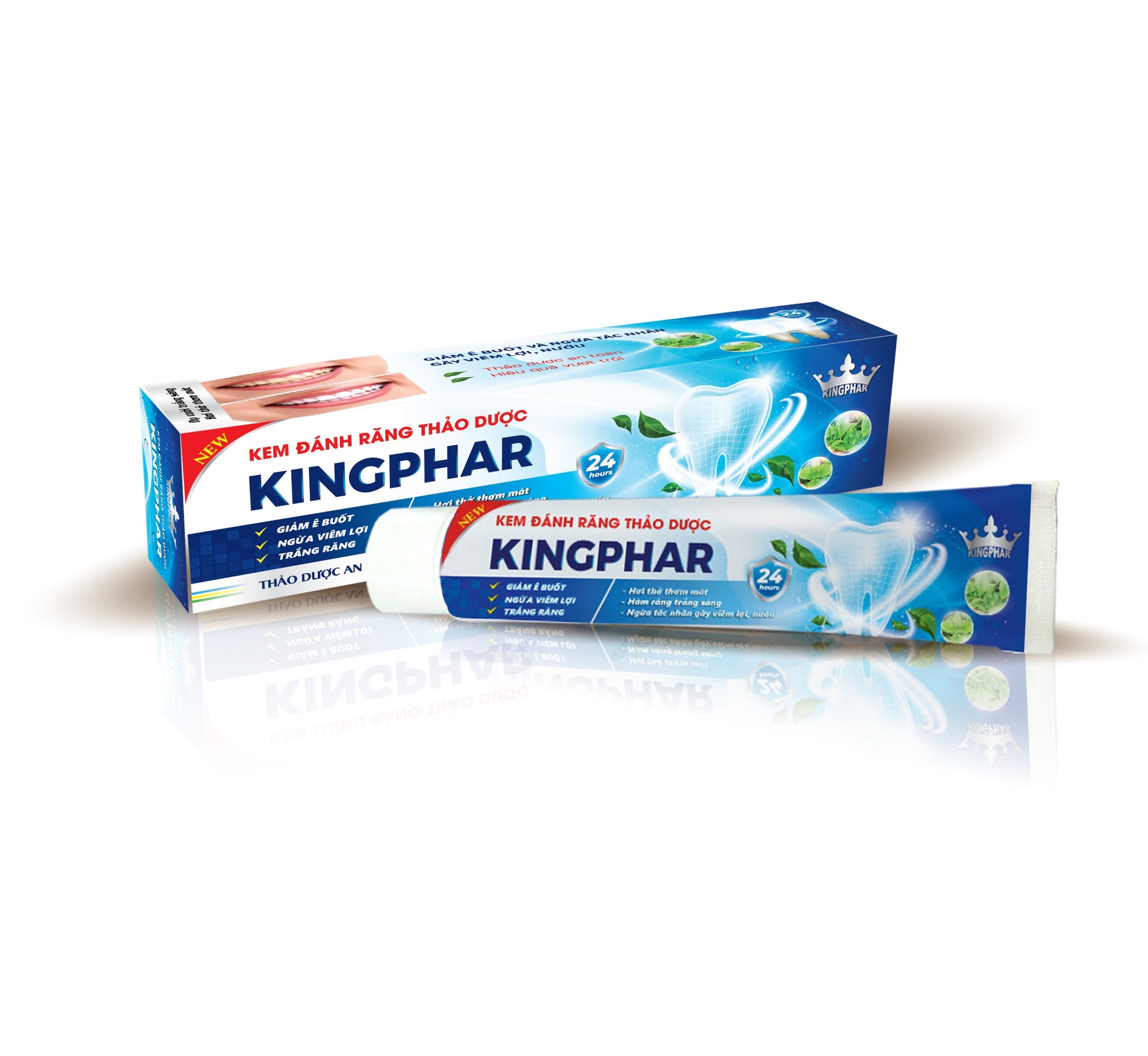 Kem đánh răng thảo dược Kingphar (T/100gr)
